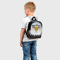 Детский рюкзак Орёл в отражении, цвет: 3D-принт — фото 2