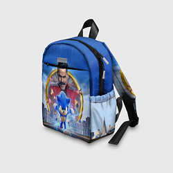 Детский рюкзак Соник и доктор Эггман, цвет: 3D-принт — фото 2