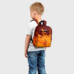 Детский рюкзак Лава - брызги, цвет: 3D-принт — фото 2