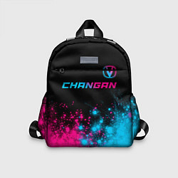 Детский рюкзак Changan - neon gradient: символ сверху, цвет: 3D-принт