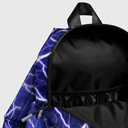 Детский рюкзак Кроу из Бравл Старс и молнии, цвет: 3D-принт — фото 2
