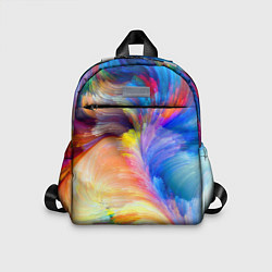 Детский рюкзак Неоновое перо, цвет: 3D-принт
