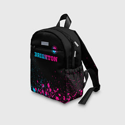 Детский рюкзак Brighton - neon gradient: символ сверху, цвет: 3D-принт — фото 2