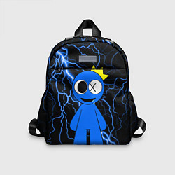 Детский рюкзак Радужные друзья Синий молния, цвет: 3D-принт