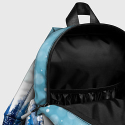 Детский рюкзак Кролик в зимнем лесу, цвет: 3D-принт — фото 2