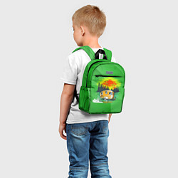 Детский рюкзак Домик на колесах, цвет: 3D-принт — фото 2