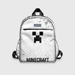 Детский рюкзак Minecraft glitch на светлом фоне: символ, надпись, цвет: 3D-принт
