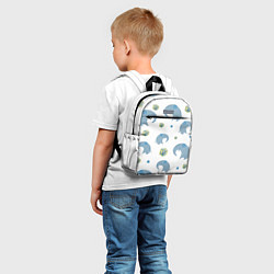 Детский рюкзак Слоник с одуванчиком, цвет: 3D-принт — фото 2