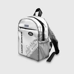 Детский рюкзак Land Rover speed на светлом фоне со следами шин: н, цвет: 3D-принт — фото 2