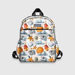 Детский рюкзак Сон - барашки и подушки, цвет: 3D-принт
