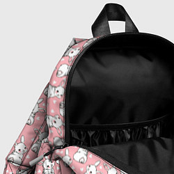 Детский рюкзак Зайчики паттерн, цвет: 3D-принт — фото 2