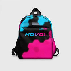 Детский рюкзак Haval - neon gradient: символ сверху, цвет: 3D-принт