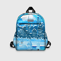 Детский рюкзак Снежный город