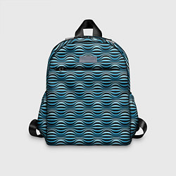 Детский рюкзак Объёмные полосы - оптическая иллюзия, цвет: 3D-принт