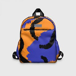 Детский рюкзак Абстрактные крупные полосы, цвет: 3D-принт