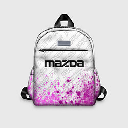 Детский рюкзак Mazda pro racing: символ сверху, цвет: 3D-принт