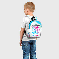 Детский рюкзак Inter neon gradient style, цвет: 3D-принт — фото 2