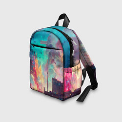 Детский рюкзак Разъяренный город, цвет: 3D-принт — фото 2