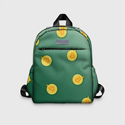 Детский рюкзак Елочное украшение биткоин, цвет: 3D-принт