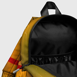 Детский рюкзак Оранжевый туман и красная краска, цвет: 3D-принт — фото 2