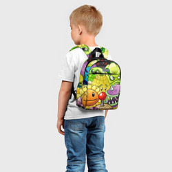 Детский рюкзак Растения против зомби, цвет: 3D-принт — фото 2