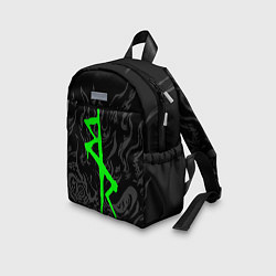Детский рюкзак Логотип Cyberpunk: Edgerunners - Дэвид, цвет: 3D-принт — фото 2