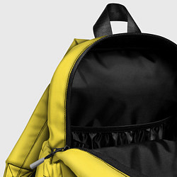 Детский рюкзак Бакуго Кацуки - желтый фон, цвет: 3D-принт — фото 2