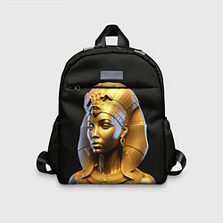 Детский рюкзак Нейросеть - золотая египетская богиня, цвет: 3D-принт