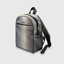 Детский рюкзак Нержавейка - текстура, цвет: 3D-принт — фото 2