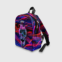 Детский рюкзак Черепок с кристаллами в башке, цвет: 3D-принт — фото 2