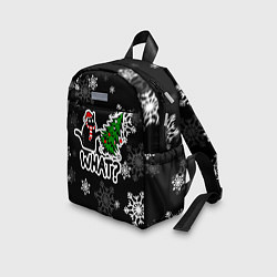 Детский рюкзак What котик роняет ёлку, цвет: 3D-принт — фото 2