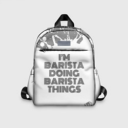 Детский рюкзак Im barista doing barista things vintage, цвет: 3D-принт