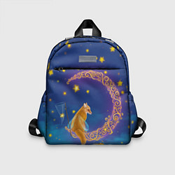 Детский рюкзак Лунная лиса, цвет: 3D-принт