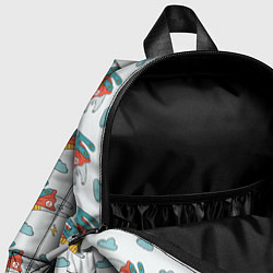 Детский рюкзак Супер-заяц, цвет: 3D-принт — фото 2