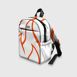 Детский рюкзак Огненные красные полосы, цвет: 3D-принт — фото 2