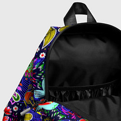 Детский рюкзак Multicolored floral patterns, цвет: 3D-принт — фото 2