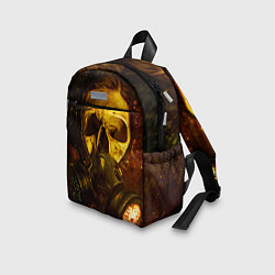 Детский рюкзак Череп с противогазом, цвет: 3D-принт — фото 2