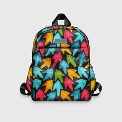 Детский рюкзак Разноцветные стрелы, цвет: 3D-принт