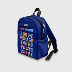 Детский рюкзак Латинский алфавит для детей, цвет: 3D-принт — фото 2