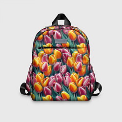 Детский рюкзак Роскошные тюльпаны, цвет: 3D-принт