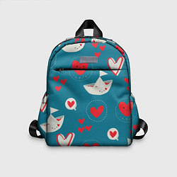 Детский рюкзак Корабль любви, цвет: 3D-принт