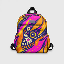 Детский рюкзак Абстрактный узор мексиканская чупакабра, цвет: 3D-принт