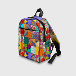 Детский рюкзак Разноцветные лоскуты, цвет: 3D-принт — фото 2