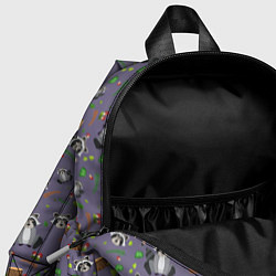 Детский рюкзак Енотики паттерн, цвет: 3D-принт — фото 2