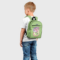 Детский рюкзак Женская рука держит цветы, цвет: 3D-принт — фото 2