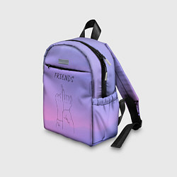 Детский рюкзак Friends - Jimin and Taehyung BTS, цвет: 3D-принт — фото 2