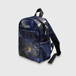 Детский рюкзак Синяя абстракция, цвет: 3D-принт — фото 2