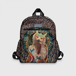 Детский рюкзак Семейство лунных сов, цвет: 3D-принт