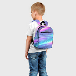 Детский рюкзак Голубое сияние, цвет: 3D-принт — фото 2