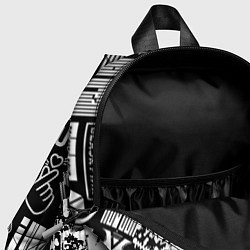 Детский рюкзак Ateez black and white, цвет: 3D-принт — фото 2